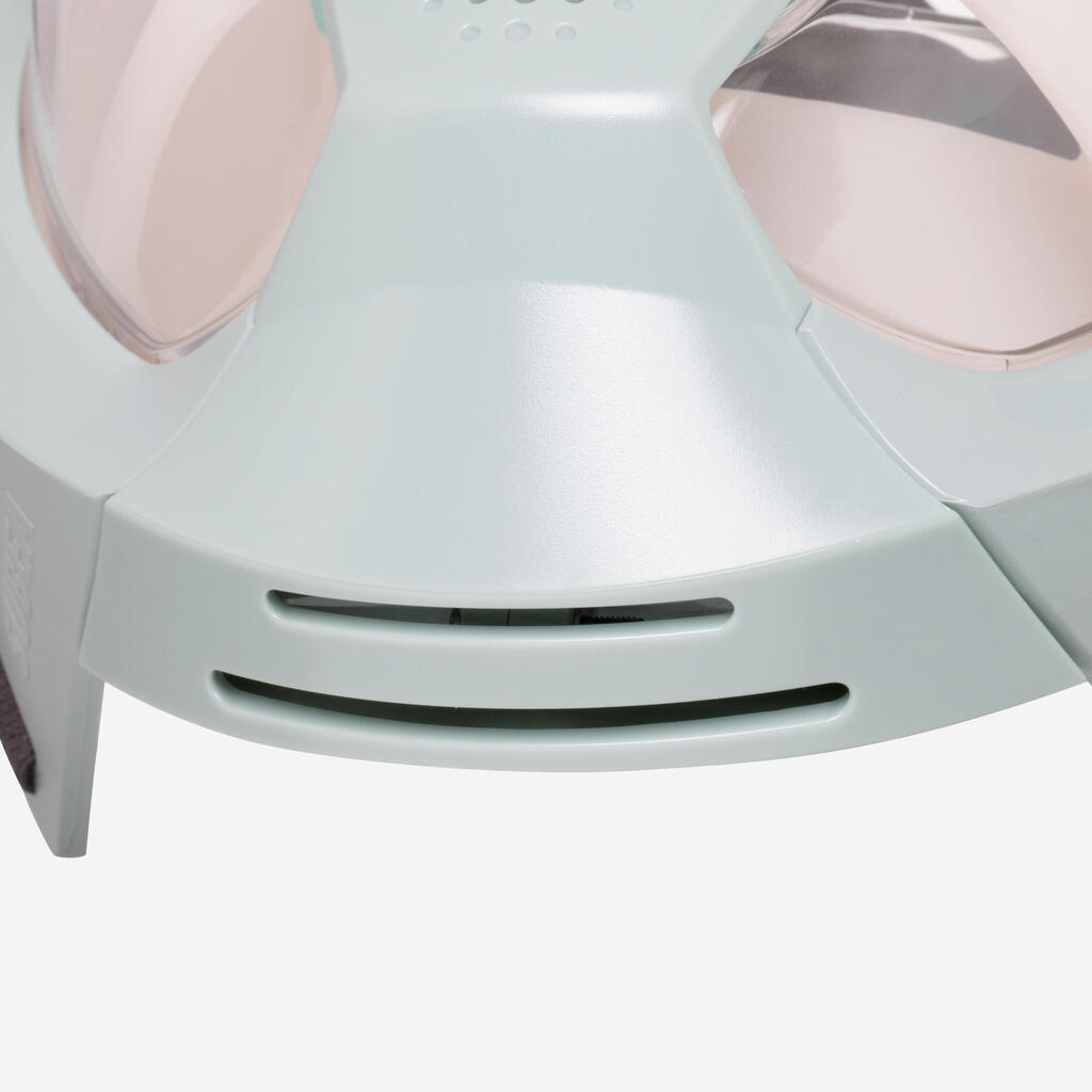 Maska Easybreath 540 Freetalk Laguna s akustickým ventilom oranžová