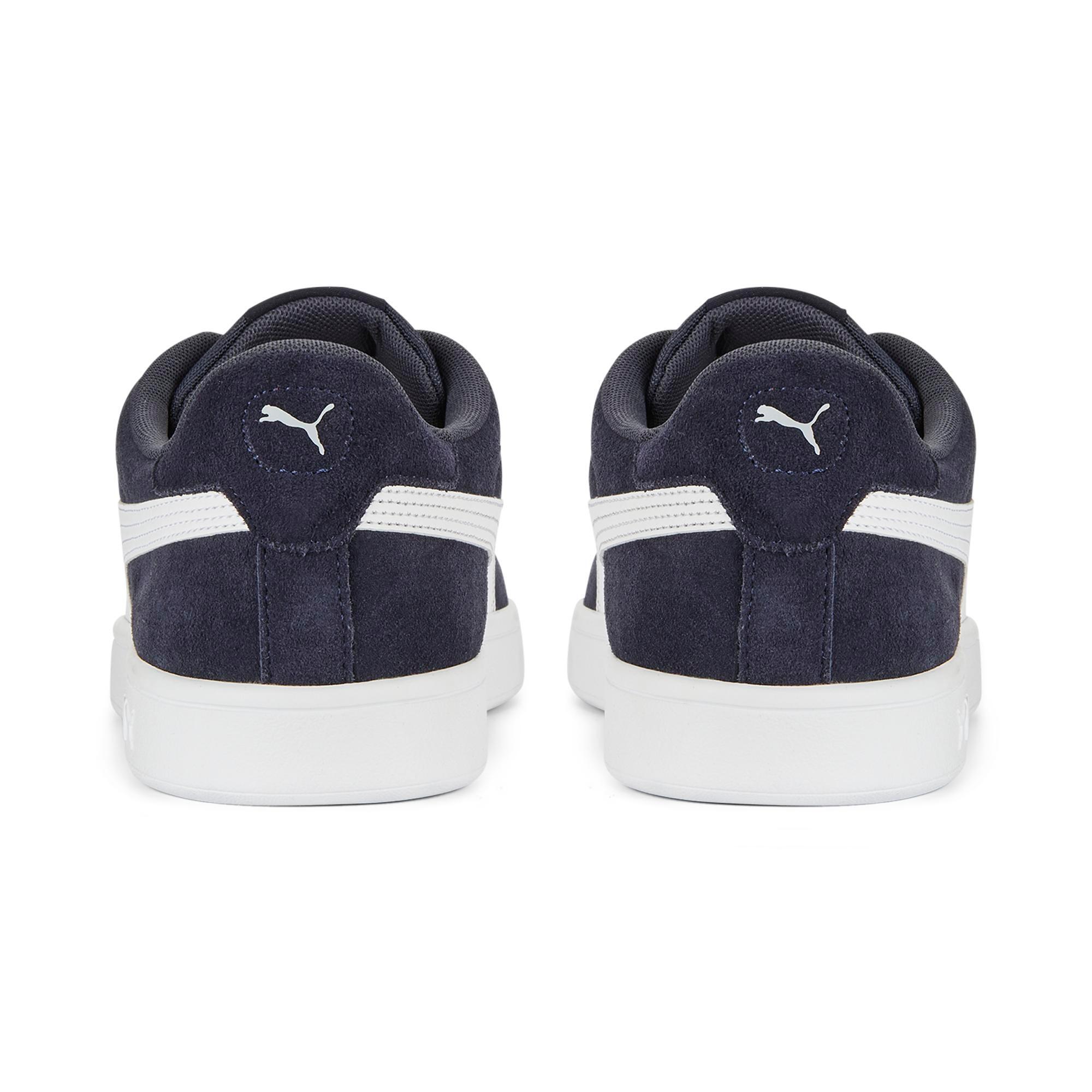 chaussure sneaker PUMA SMASH marine suede homme 3/3