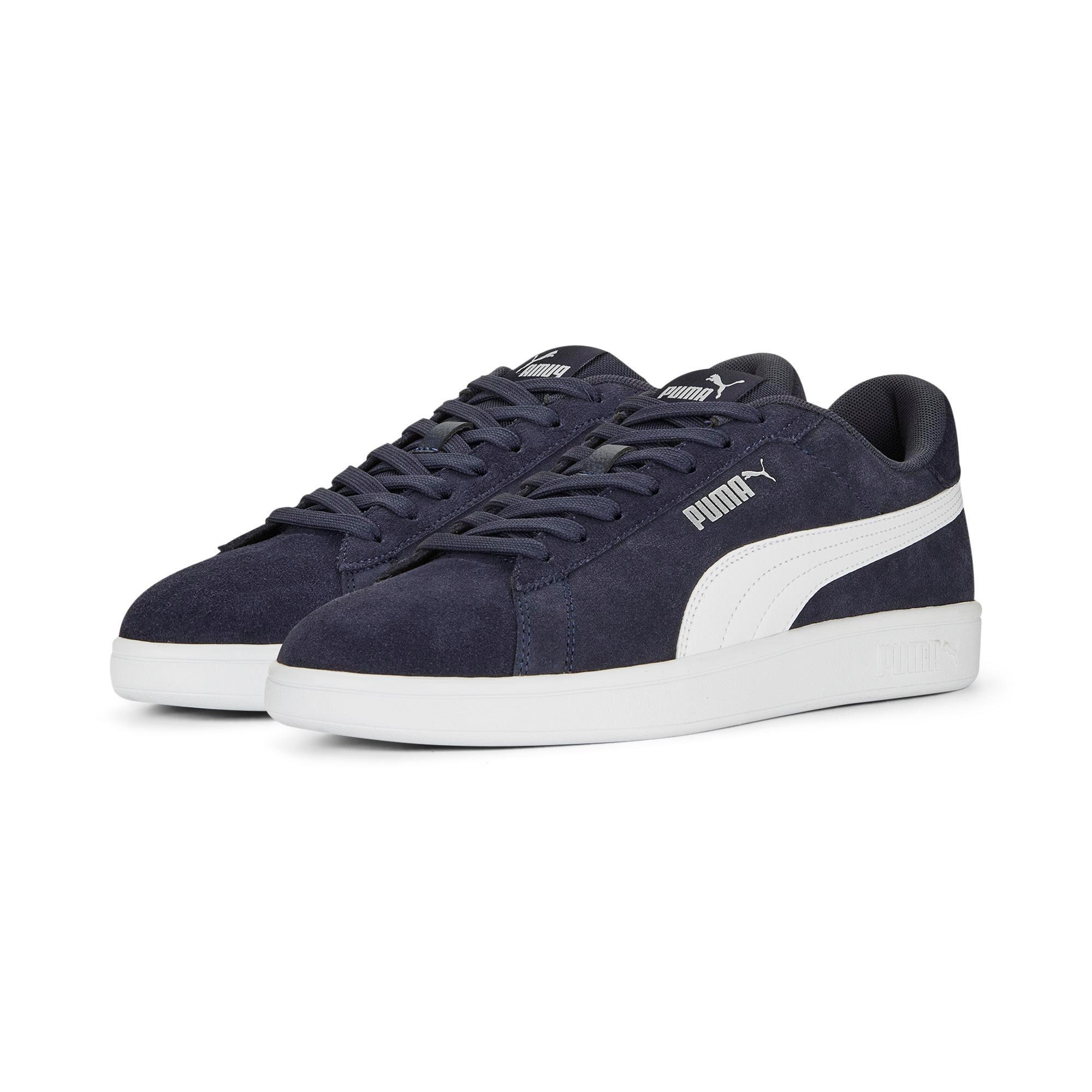 chaussure sneaker PUMA SMASH marine suede homme 2/3