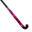 Hockeystick gevorderde volwassenen FiberTec C40 low bow 40% carbon donkerroze