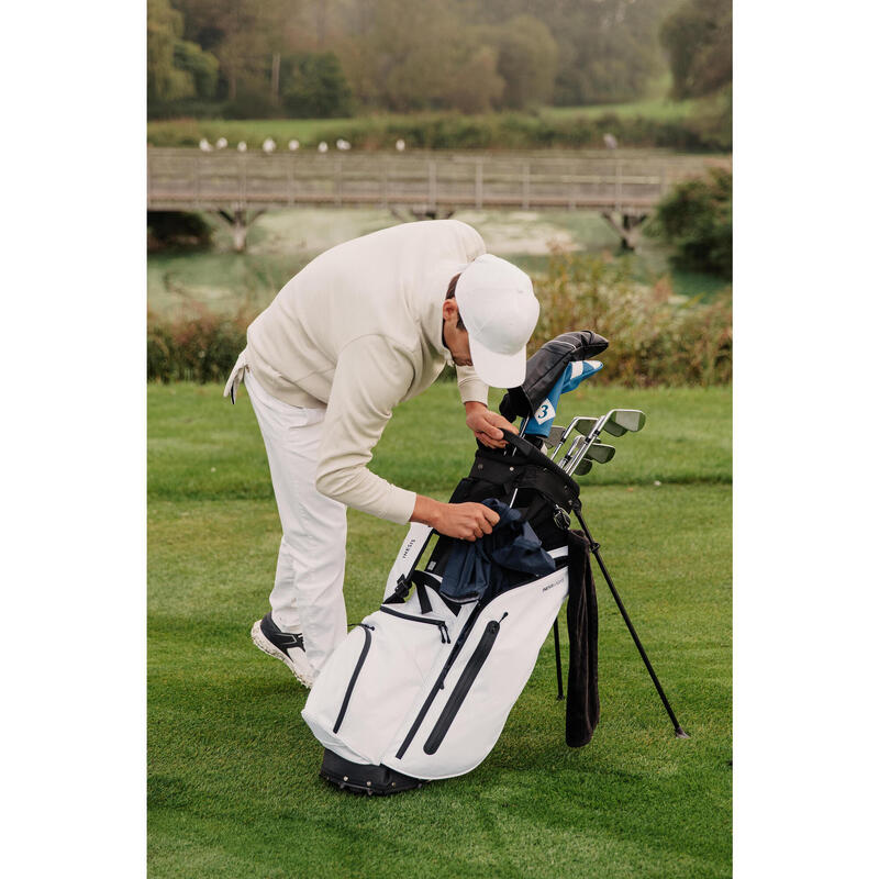 Sac golf trépied - INESIS Light blanc