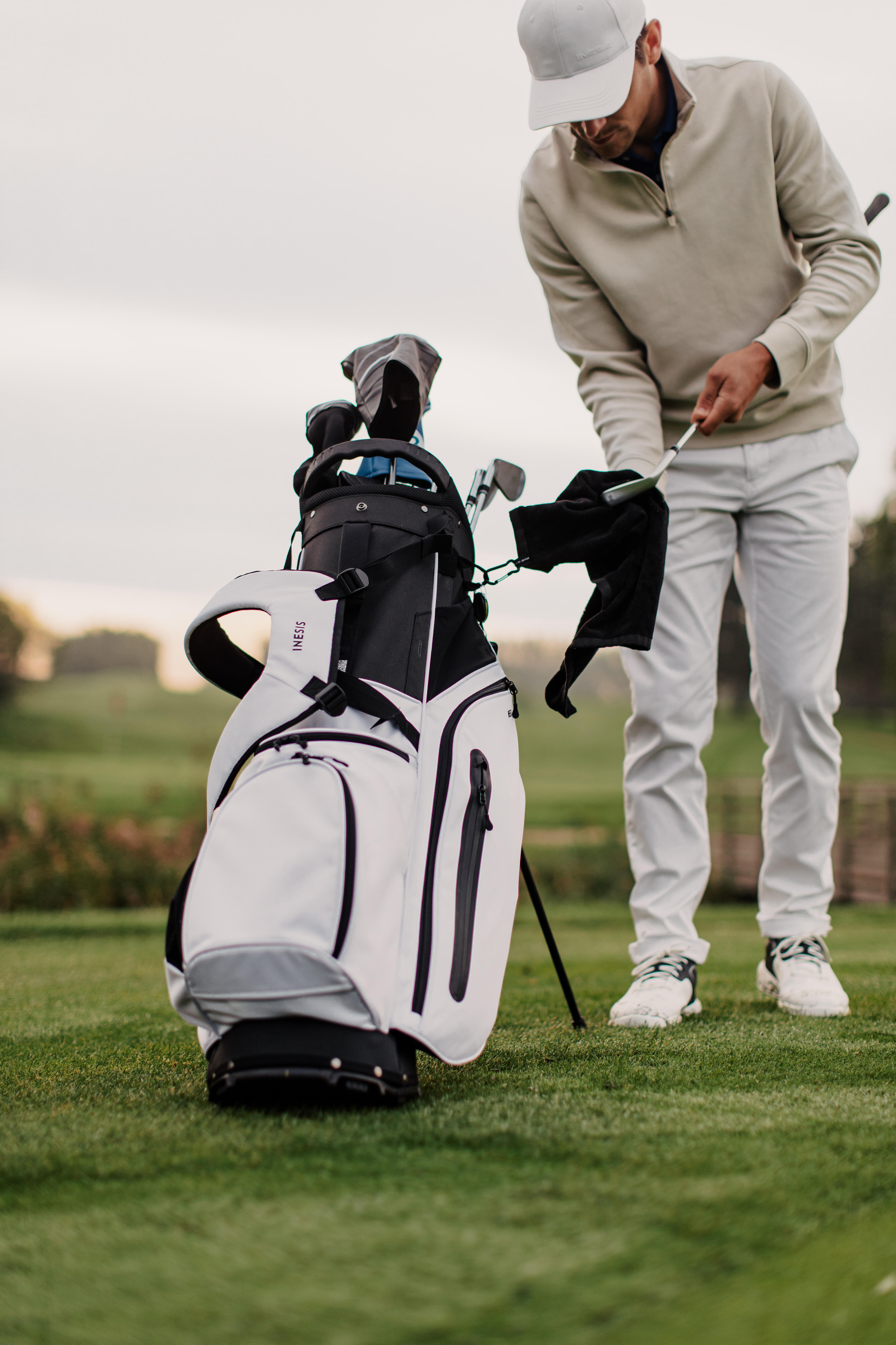 Light Golf Stand Bag - Inesis Black - INESIS