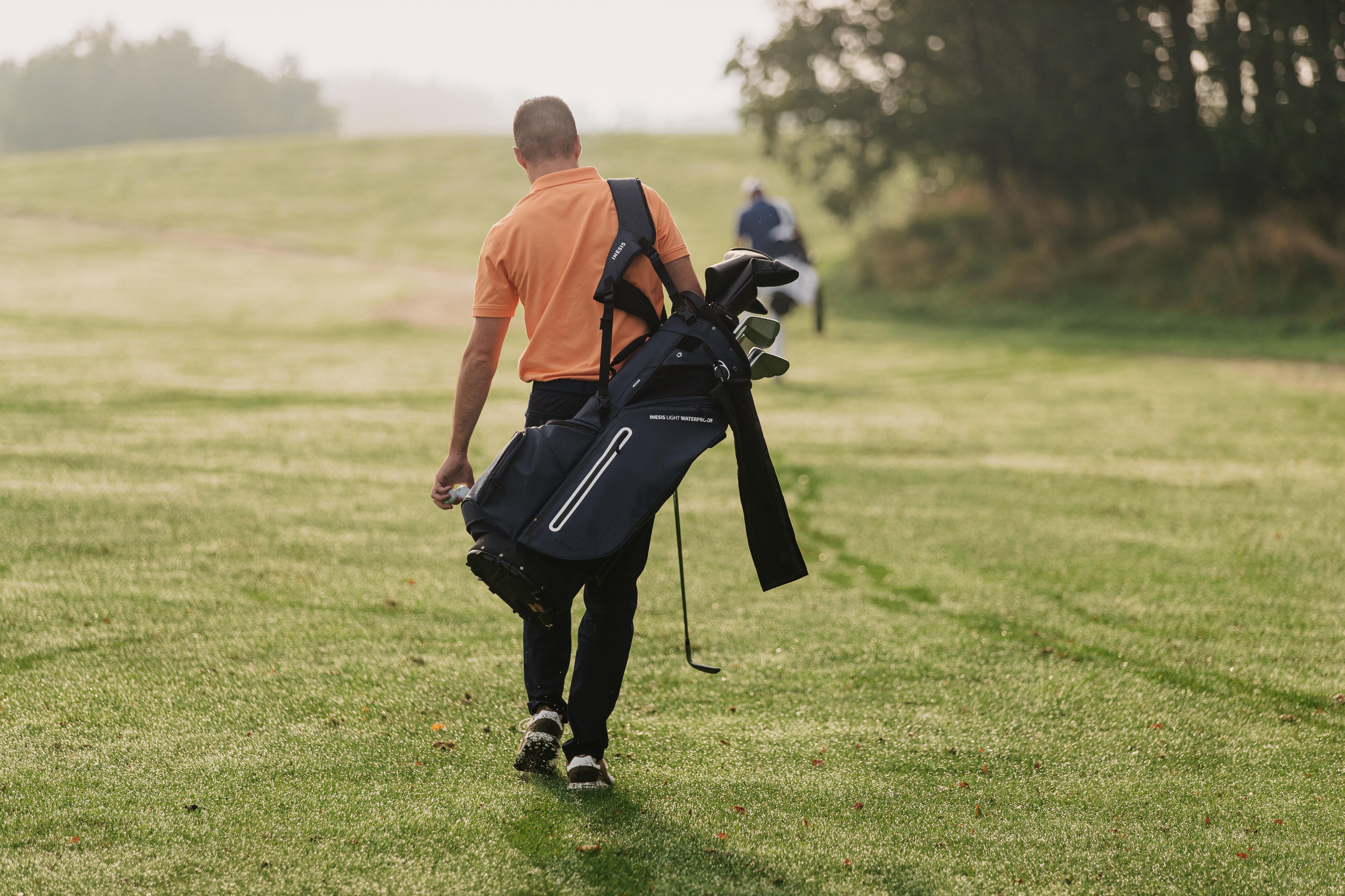Golf Waterproof Stand Bag - Navy - INESIS