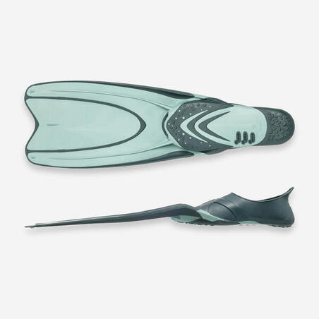 Ласти FF100 REACT для плавання мармуровий хакі Ласти FF100 REACT для плавання мармуровий хакі