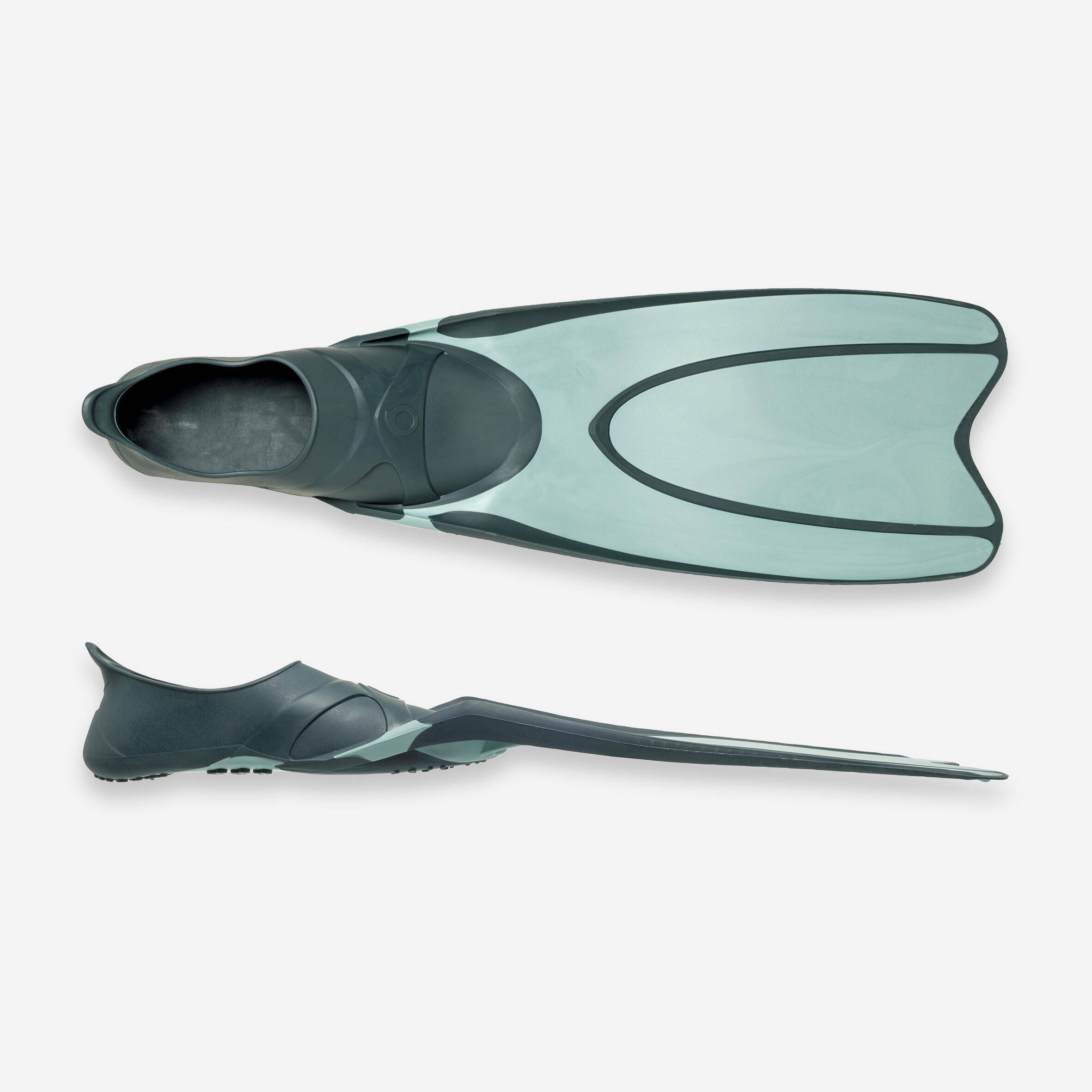 Diving fins - FF 100 REACT Marble khaki -  2