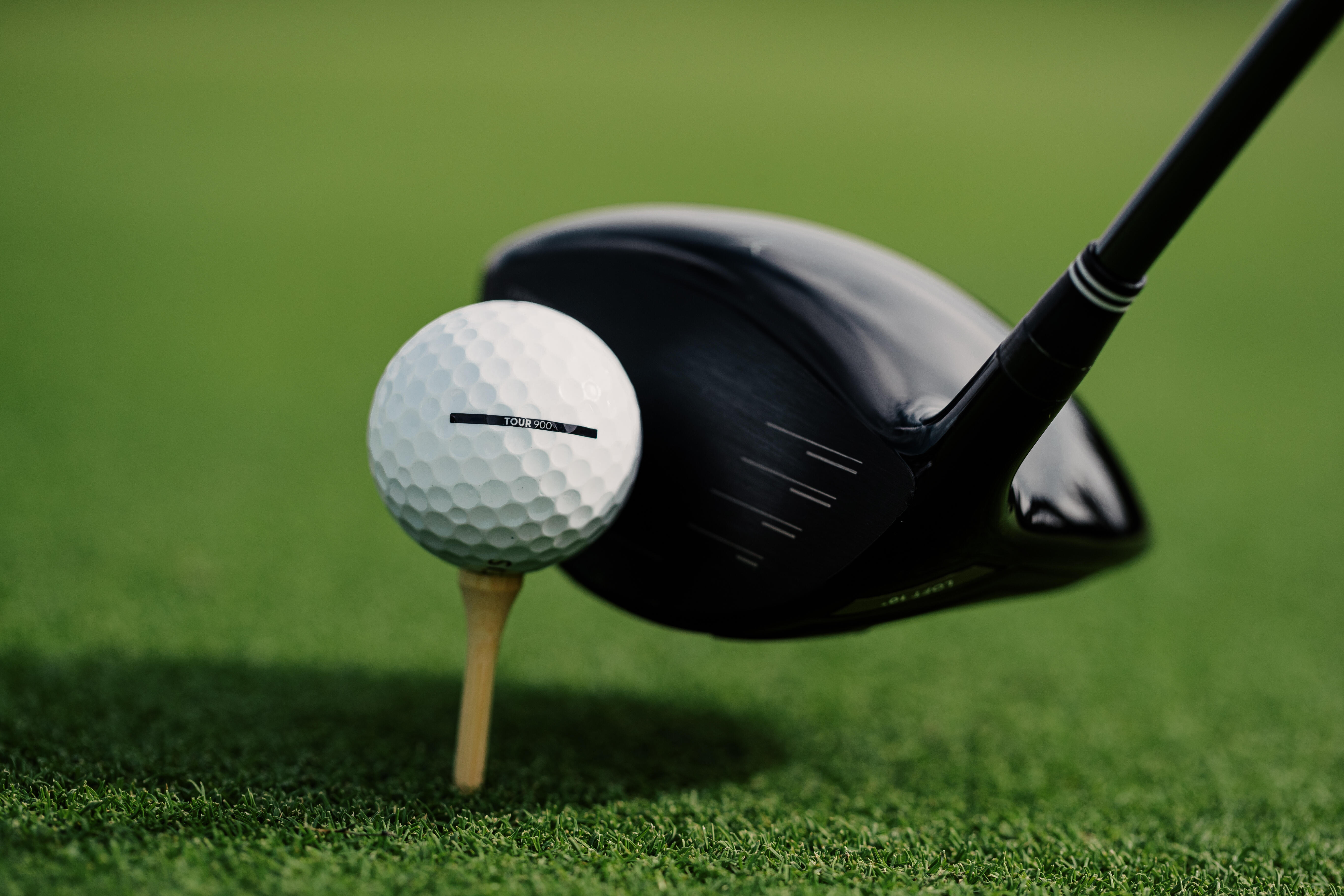 Golf Balls x12 Inesis Tour 900 White Snow white, black Inesis