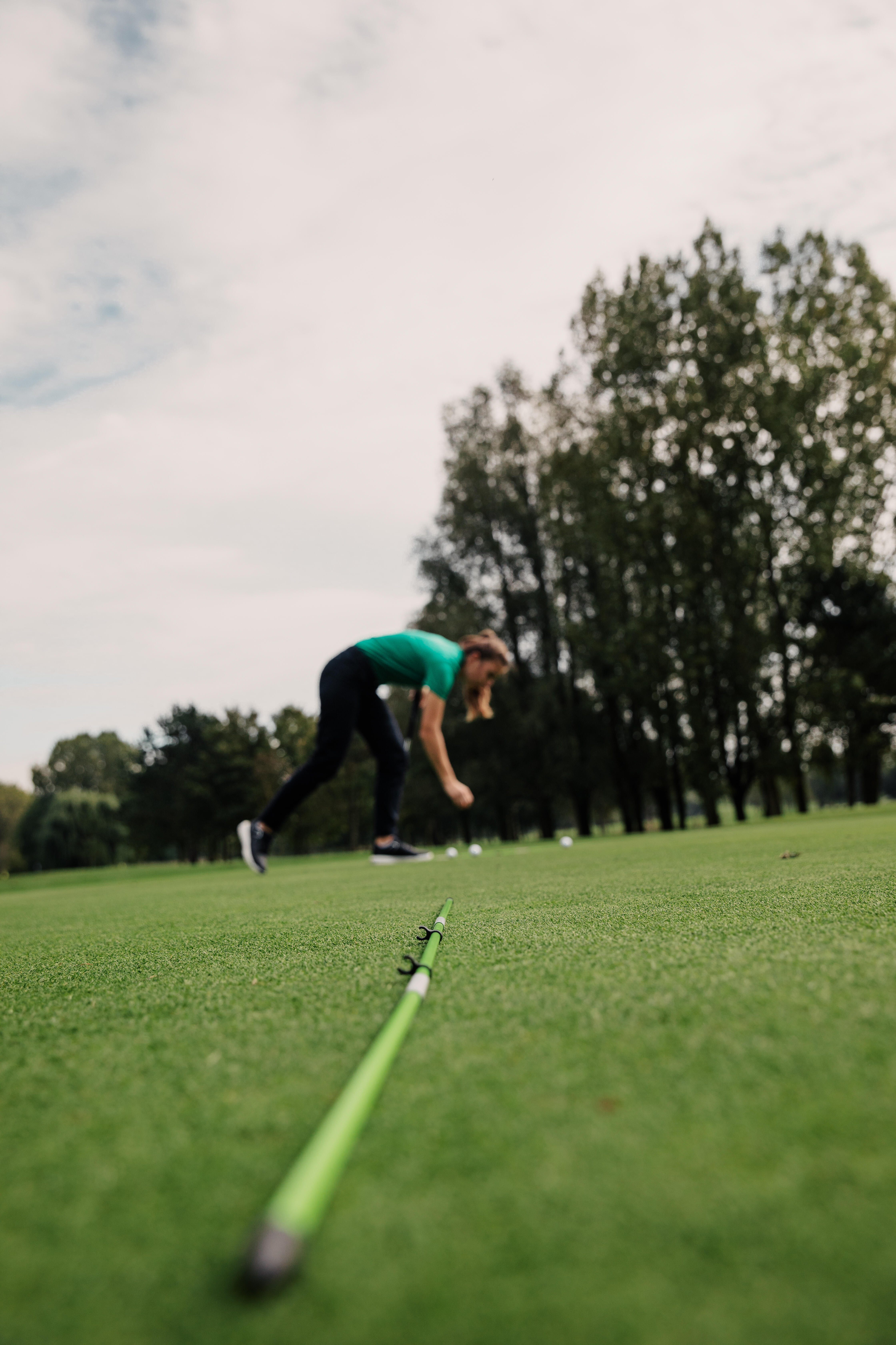 Golf Alignment Sticks x2 - Inesis Yellow - INESIS