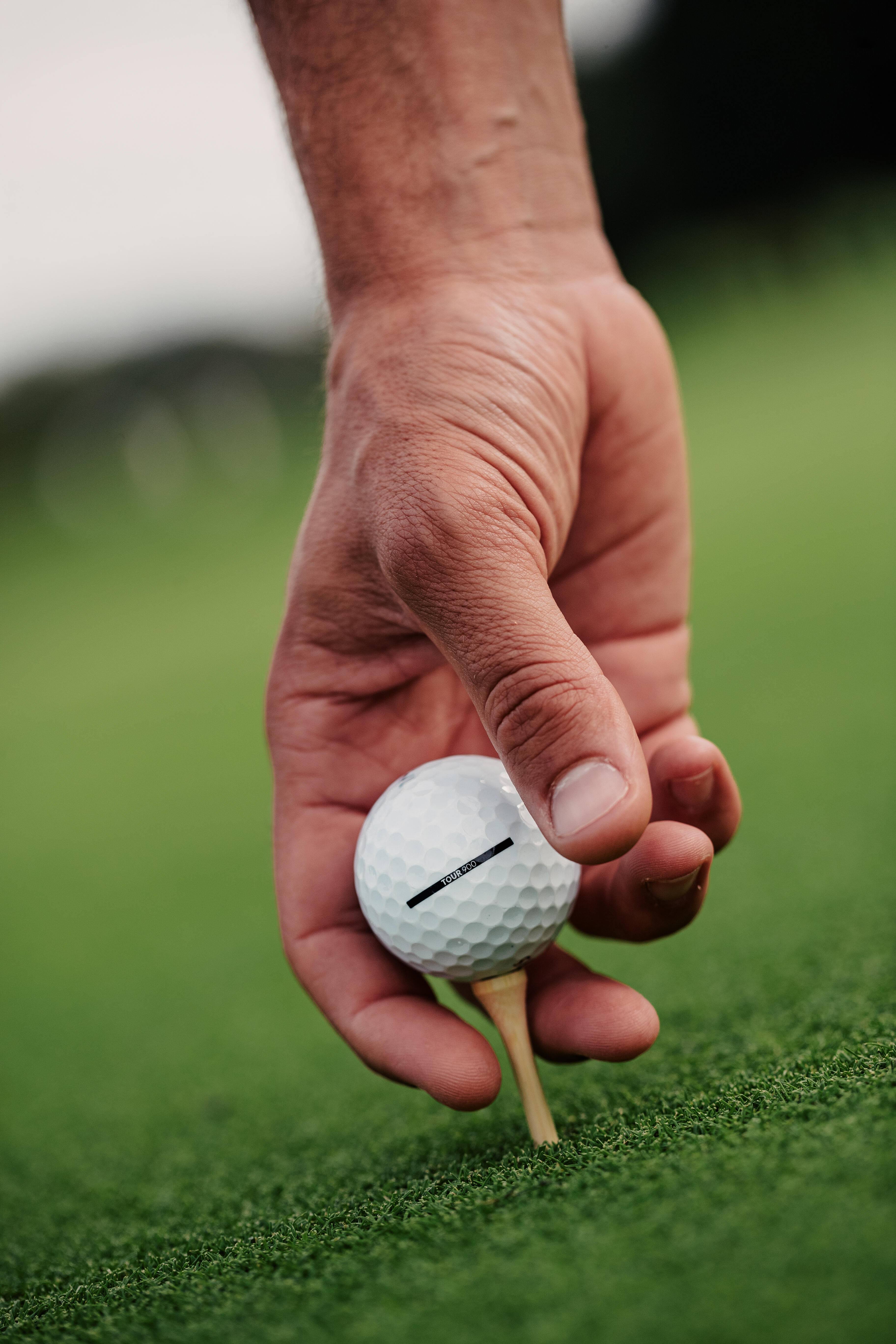 Golf Balls x12 Inesis Tour 900 White Snow white, black Inesis