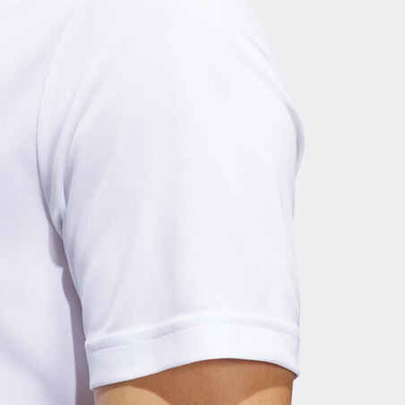 Vyriški trumparankoviai golfo polo marškinėliai „ADIDAS“, balti