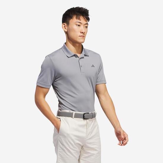 Herren Golf Poloshirt kurzarm - ADIDAS grau