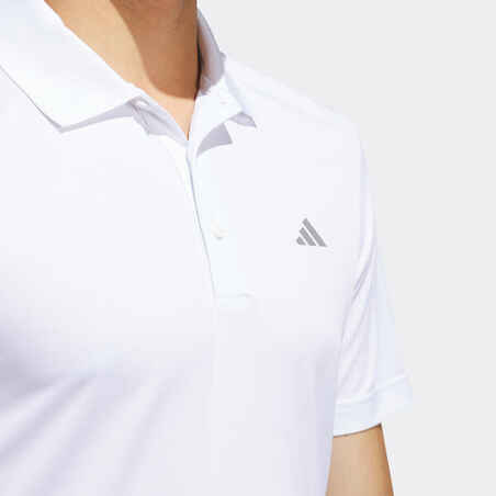 Men's golf short sleeve polo shirt - Adidas white