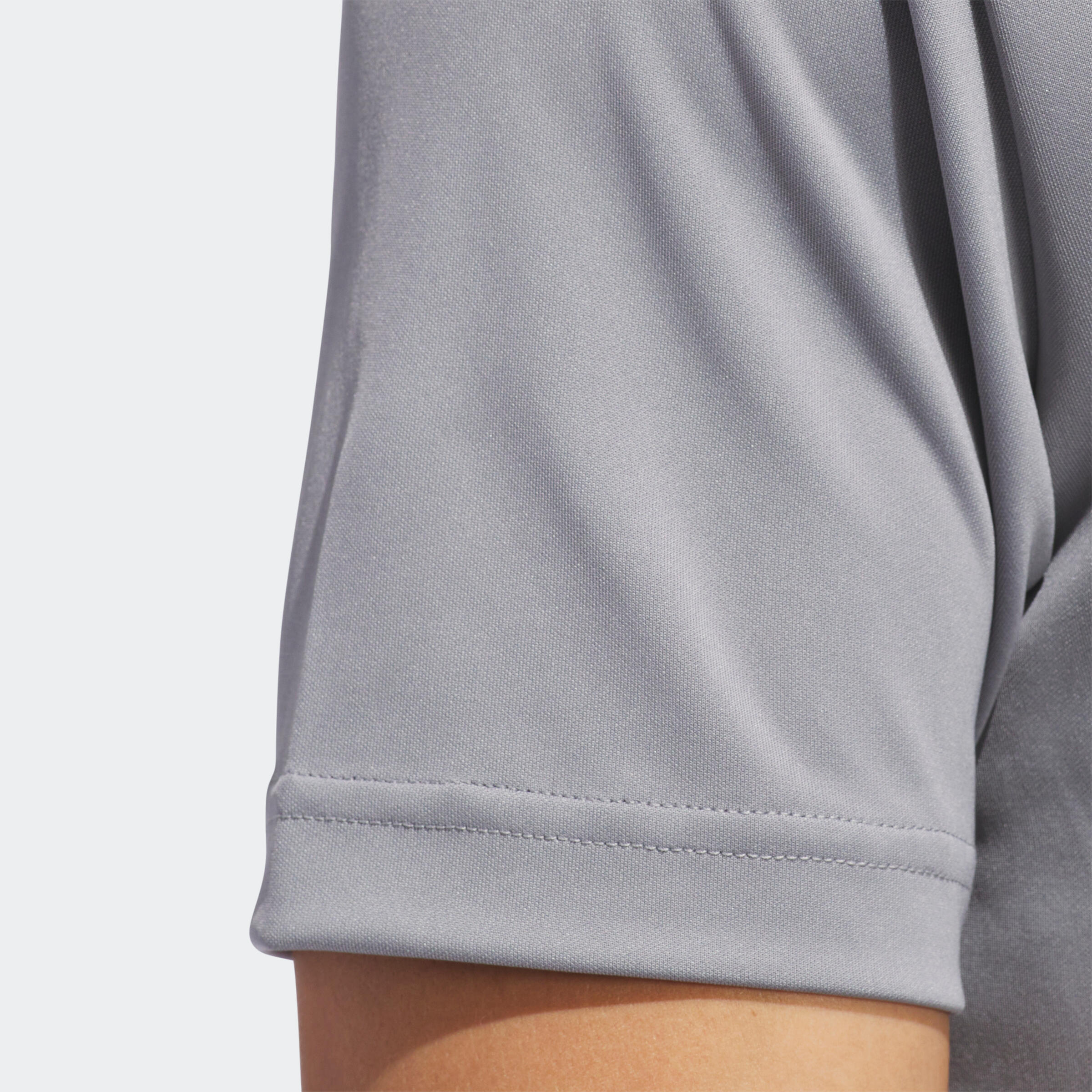 Men's golf short sleeve polo shirt - Adidas grey 4/4