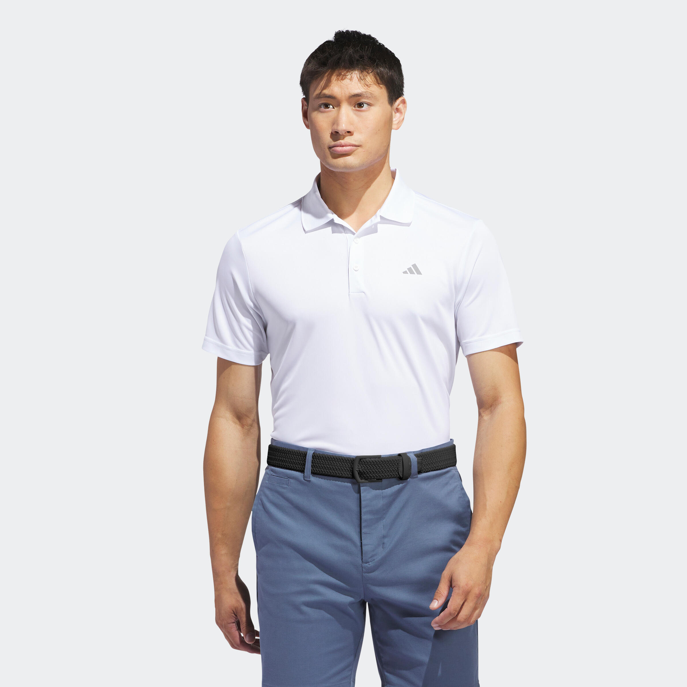 Uomo  Adidas Polo da golf a maniche corte - bianco