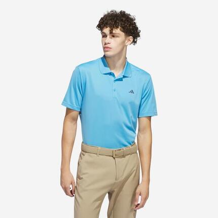 Polo de golf manches courtes Homme - Adidas bleu ciel