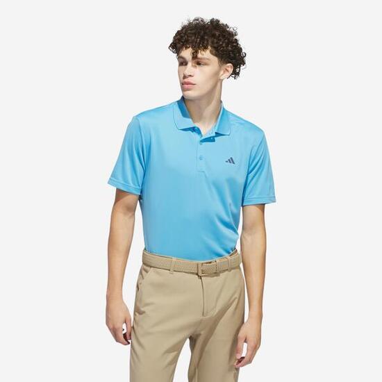 Polo golf manica corta Uomo - ADIDAS celeste