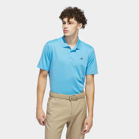 Polo majica za golf muška Adidas nebeski plava