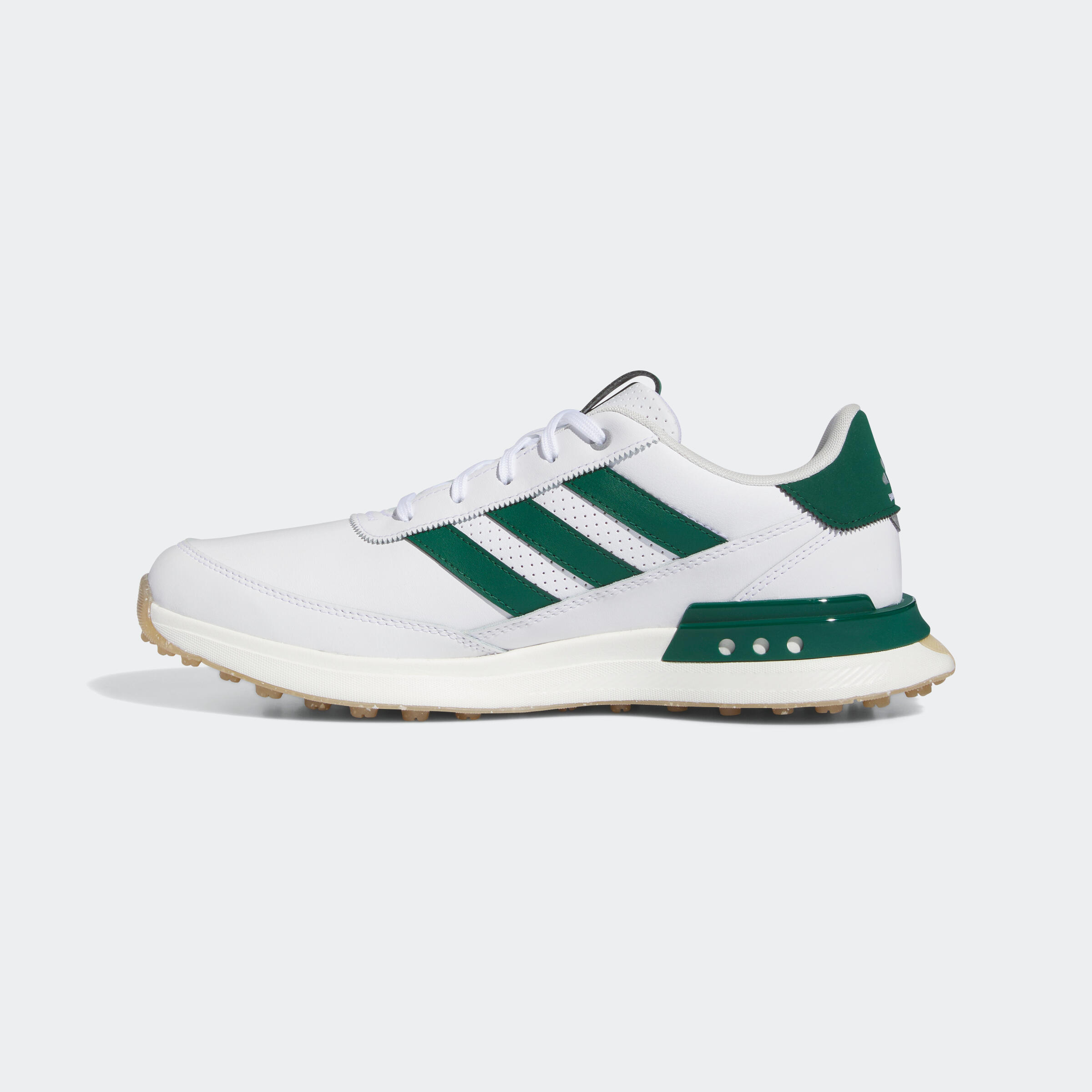 Men's golf shoes ADIDAS S2G waterproof - white and green 2/6