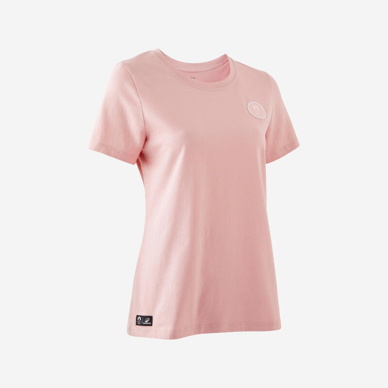 T-shirt Paris 2024 Femme - Rose Made in France