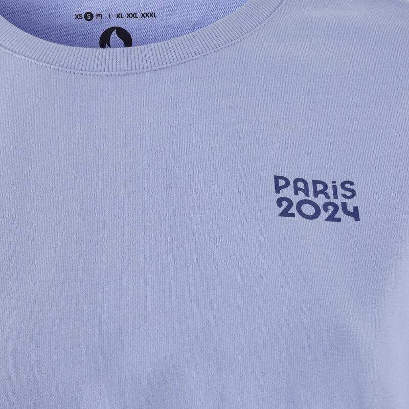 T-shirt crop-top Paris 2024 Femme - Violet