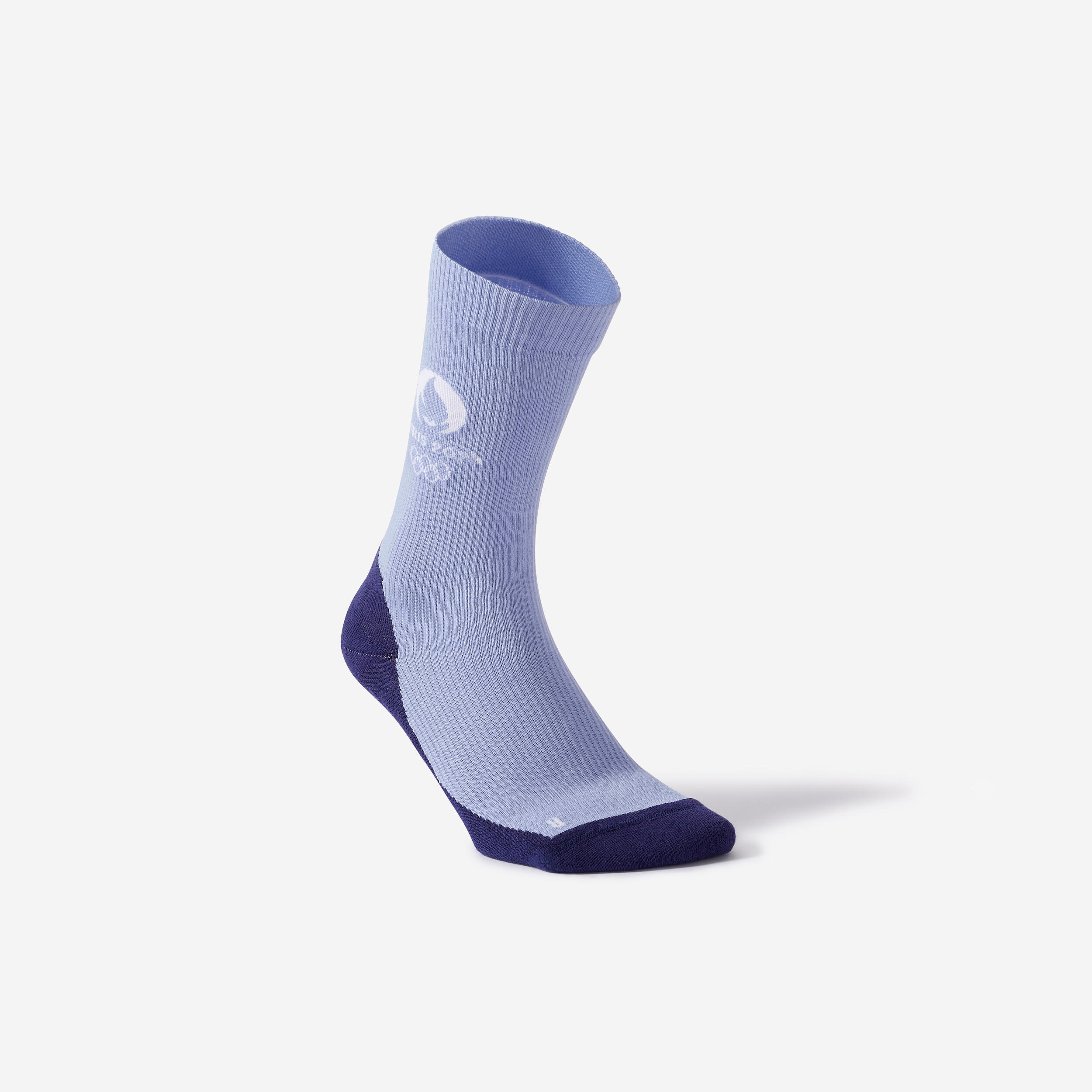 Paris 2024-decathlon - Chaussettes Paris 2024 Adulte Mixte - Violet - Chaussettes - Jeux Olympiques Paris 2024 - Bleu-violet - 43/46 - Decathlon