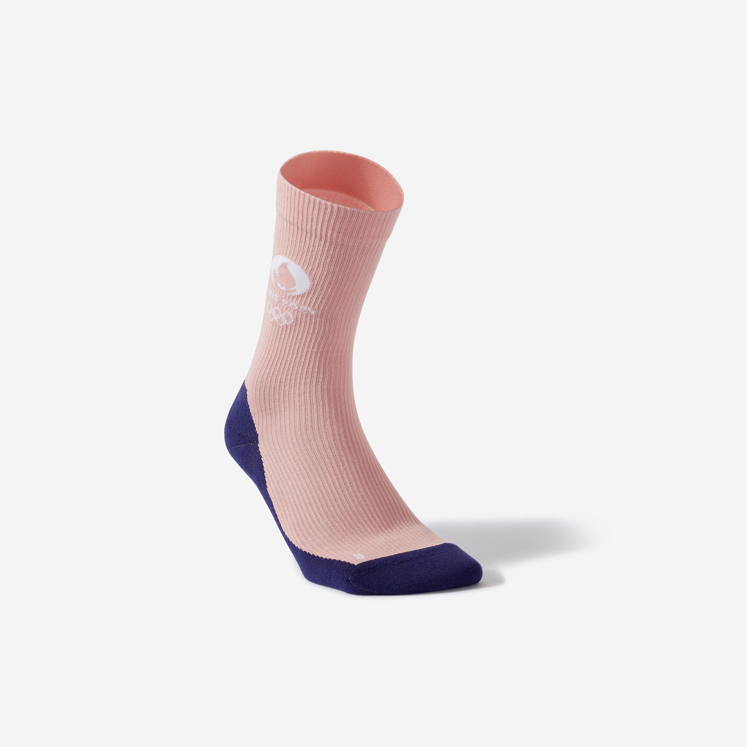 Paris 2024-decathlon - Chaussettes Paris 2024 Adulte Mixte - Rose - Chaussettes - Jeux Olympiques Paris 2024 - Bleu-rose - 43/46 - Decathlon