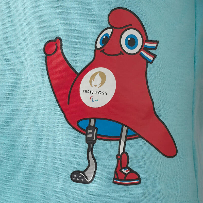 T-shirt Les Mascottes de Paris 2024 Bébé - Bleu