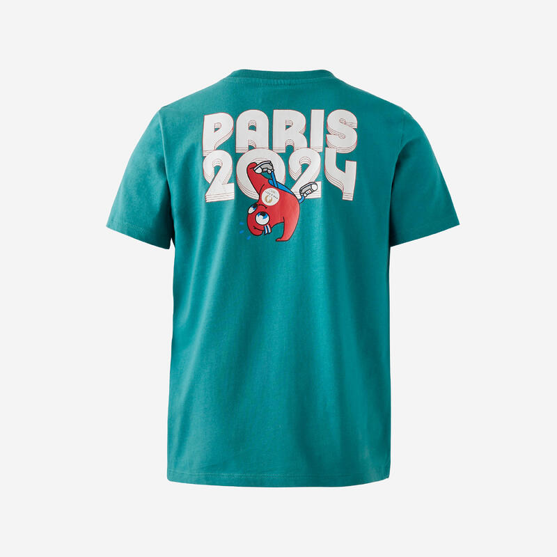 T-shirt Les Mascottes de Paris 2024 Enfant - Vert