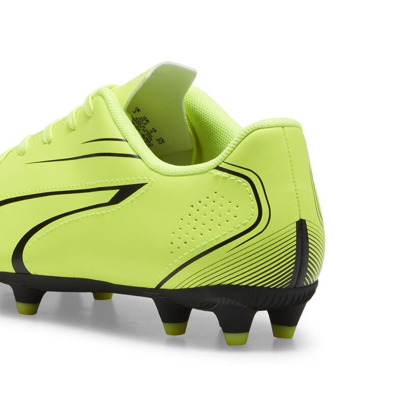 Çocuk Kramponu /Futbol Ayakkabısı - VITORIA FG/AG Jr-Electric Lime-PUMA Black