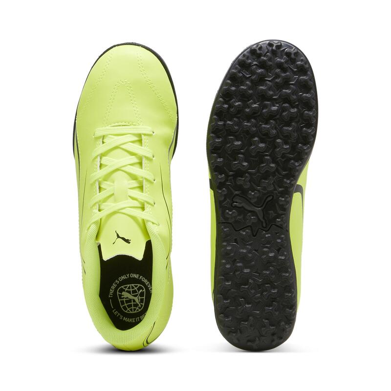 Çocuk Kramponu /Futbol Ayakkabısı - VITORIA TT Jr-Electric Lime-PUMA Black