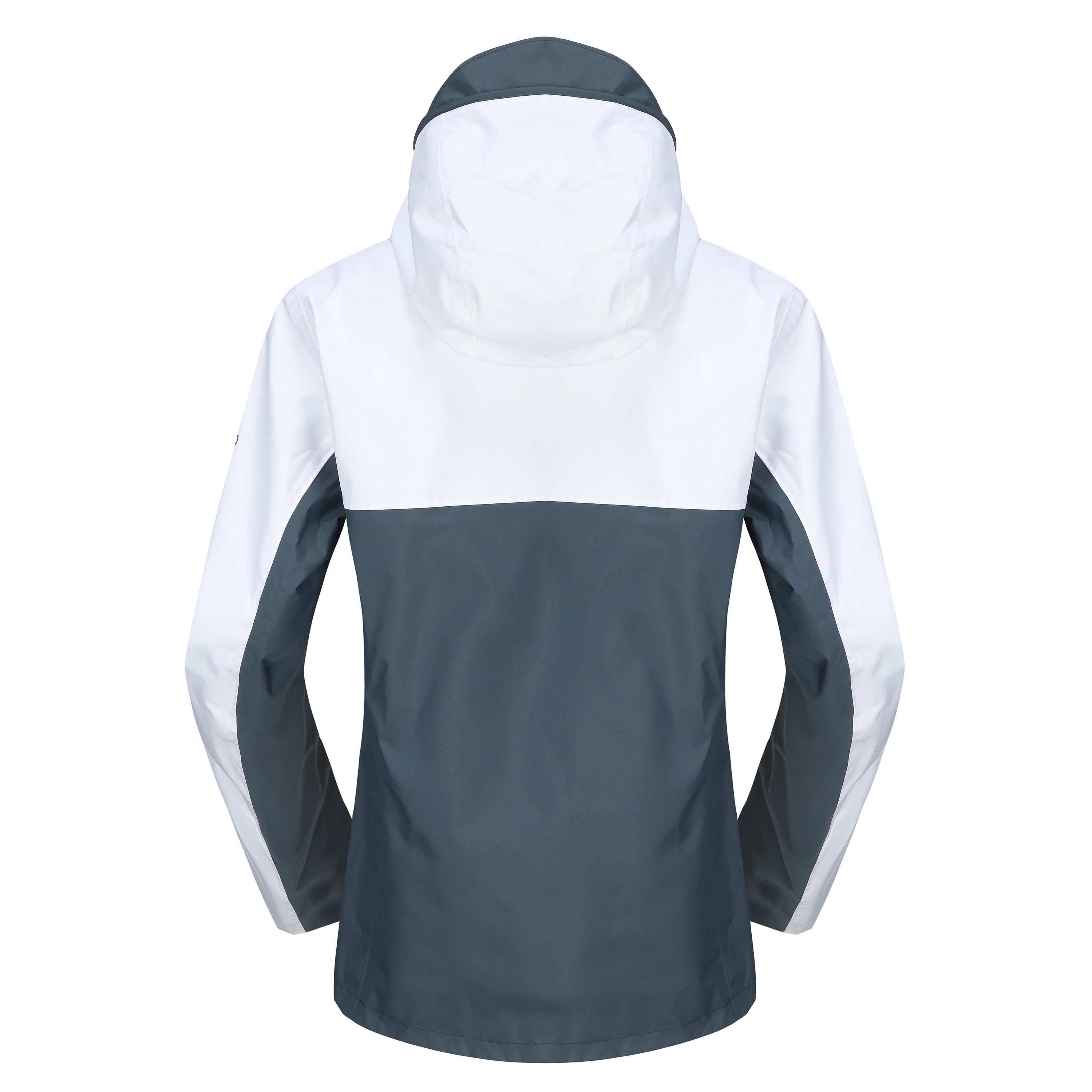 Gebraucht - Segeljacke Regenjacke Damen wasserdicht Sailing 100 grau/weiß 51/54