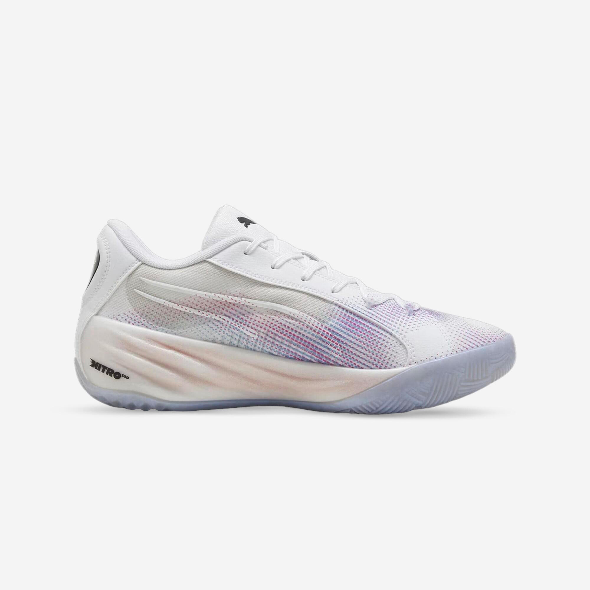 Puma - Chaussures De Basketball Homme - Puma All Pro Nitro Blanche - Chaussures De Sport - Basketball / Netball - Blanc - 42 - Decathlon