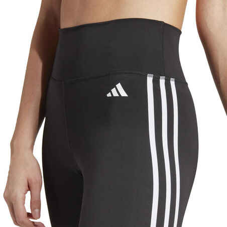High-waisted 3-Stripes workout tights made in part with recycled materials.
