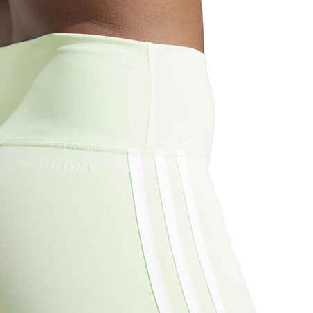 High-waisted 3-Stripes bike shorts made in part with recycled materials.