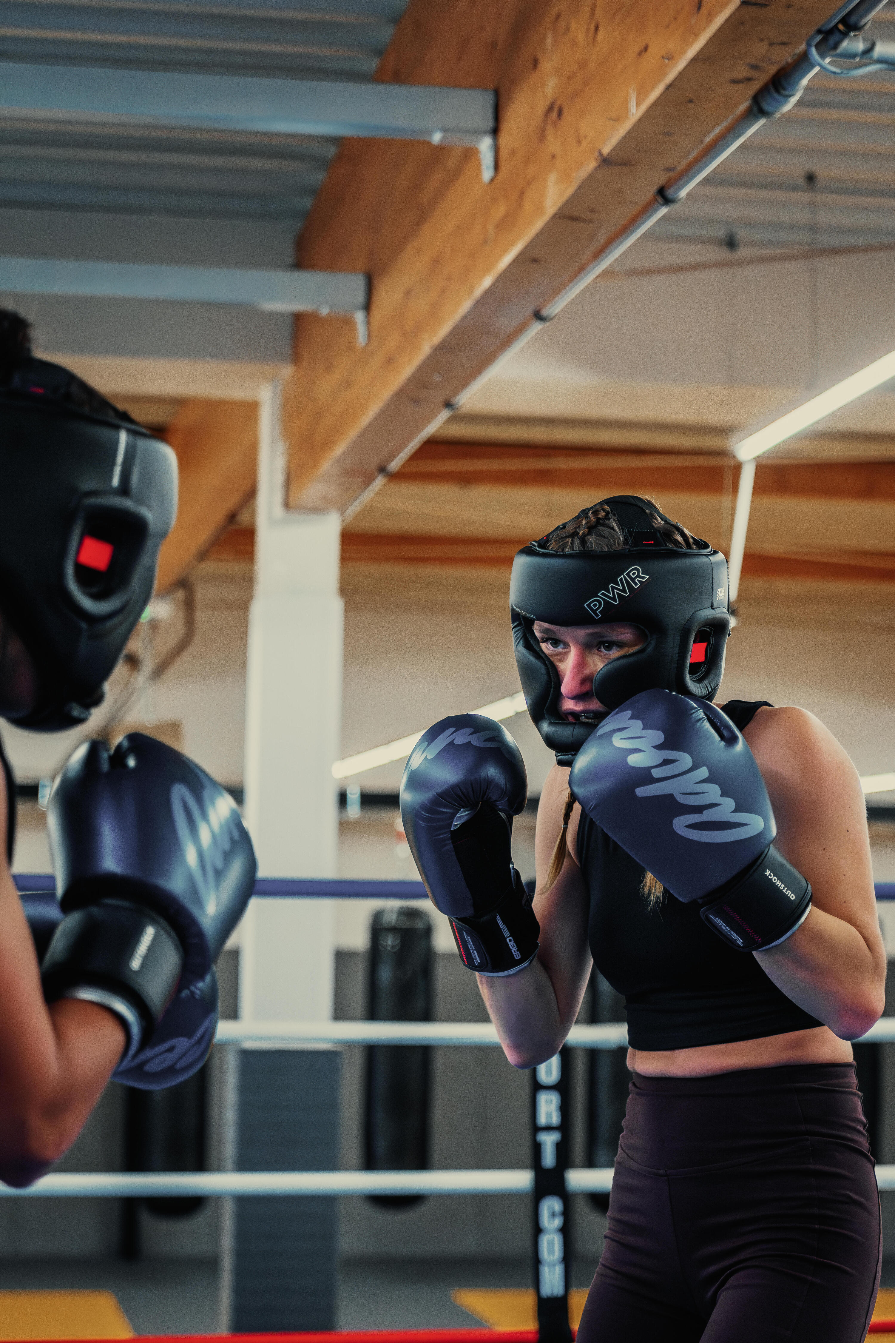 Guantoni adulto kickboxing e muay thai blu 10/10