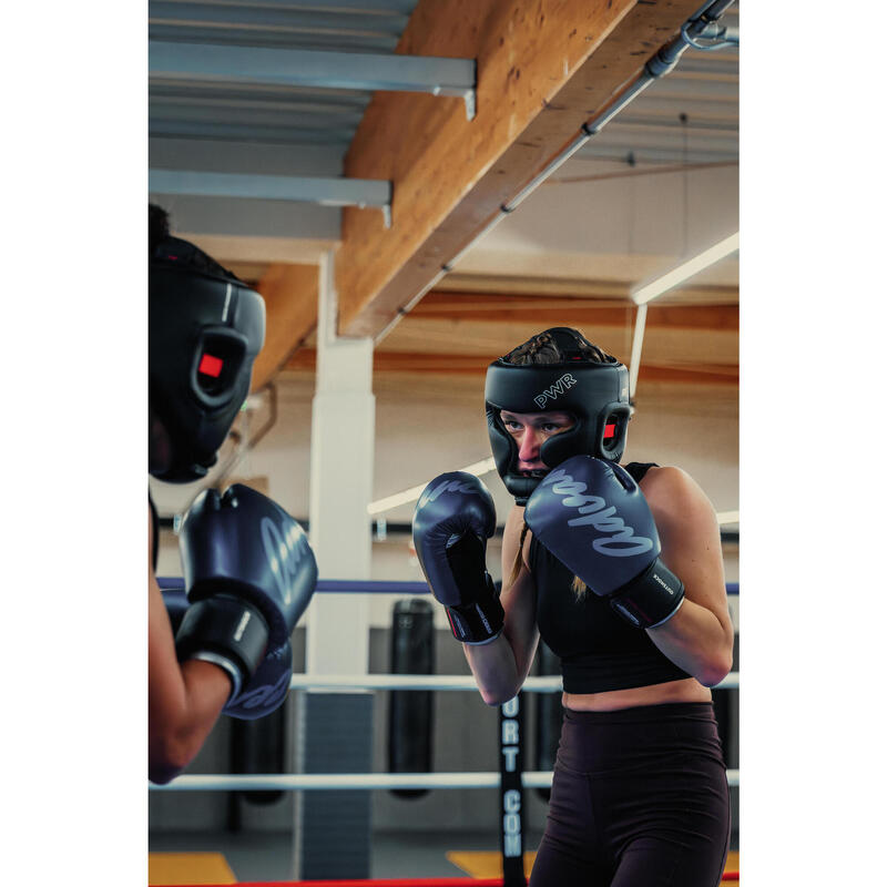 Mănuși de kick-boxing, muay-thaï Albastru
