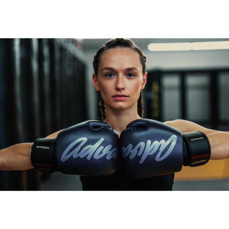 Mănuși de kick-boxing și muay-thai Albastru Adulți