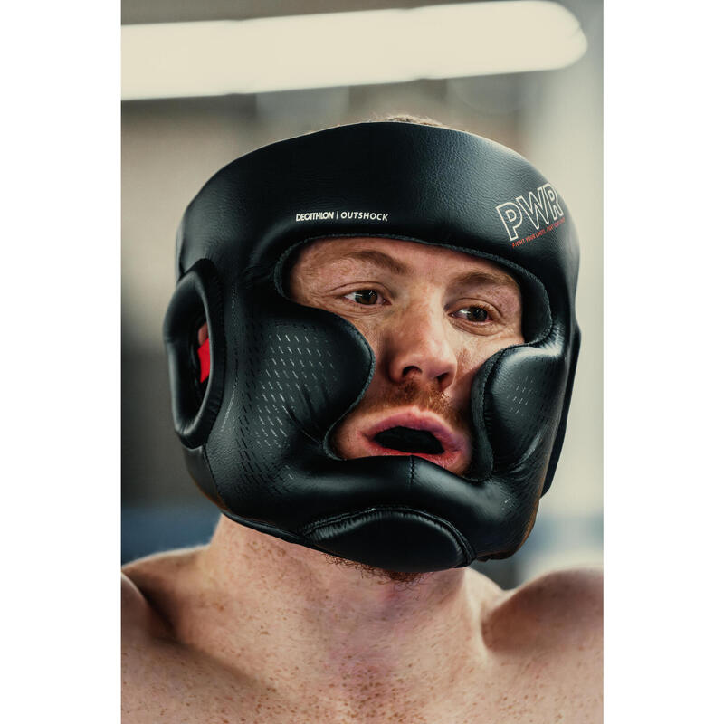 CAPACETE INTEGRAL DE BOXE 500 ADULTO PRETO