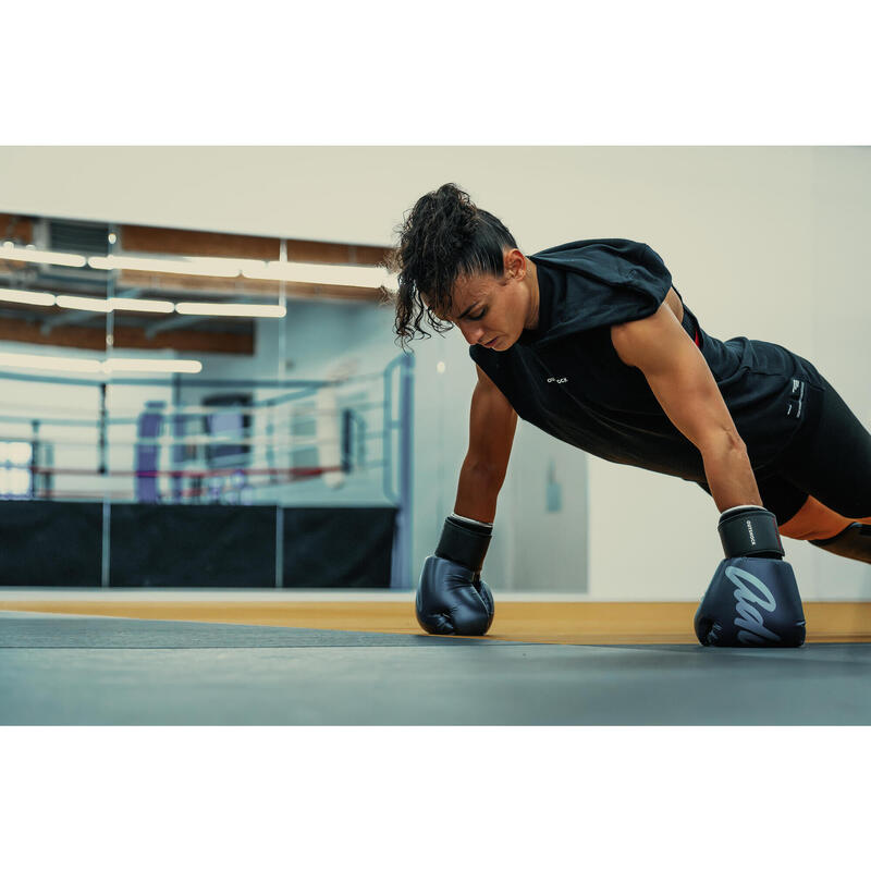 DEBARDEUR BOXE CAPUCHE NOIR