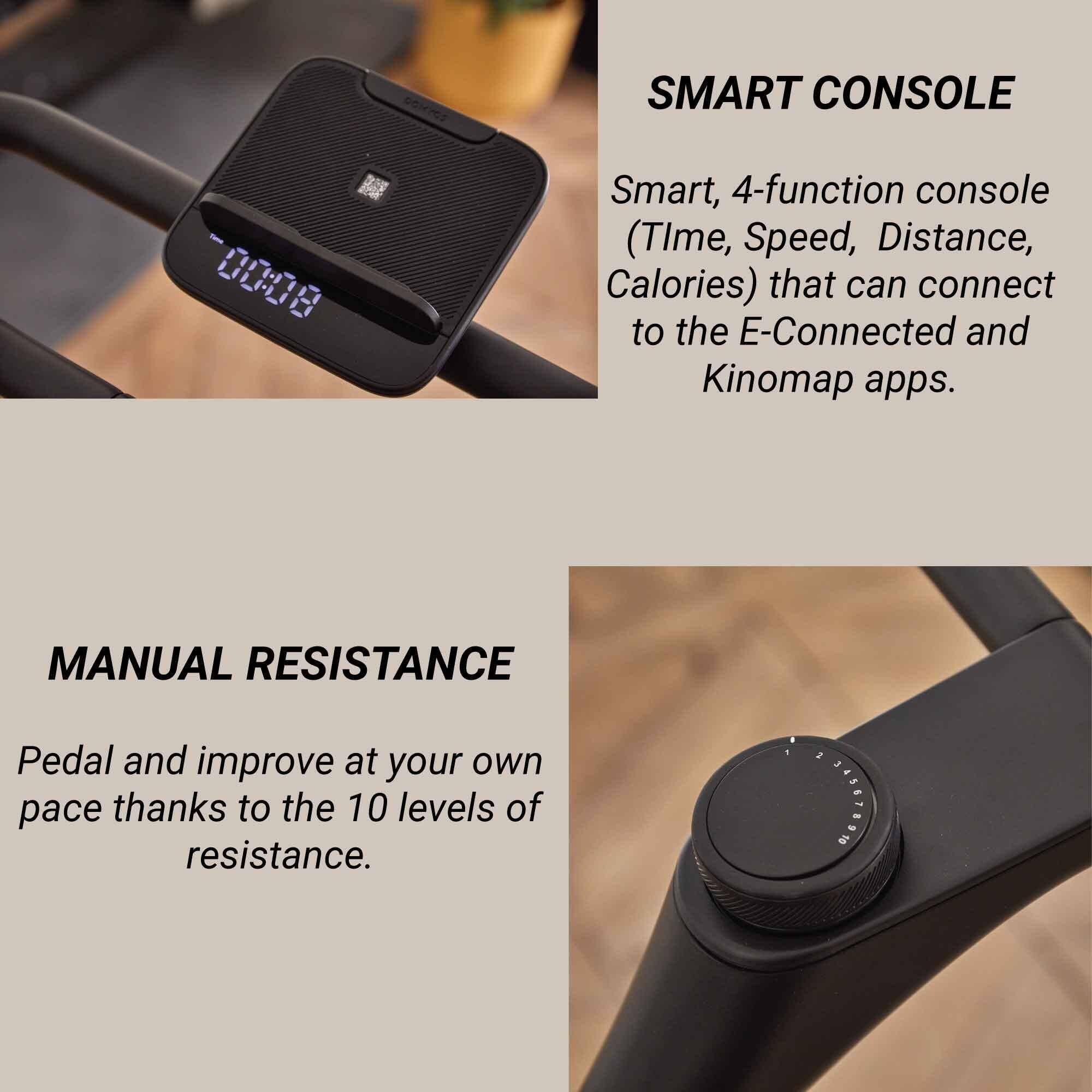 Exercise Bike Ultra-Compact, Foldable,10 Resistance Levels, Supports upto 100kg -  5