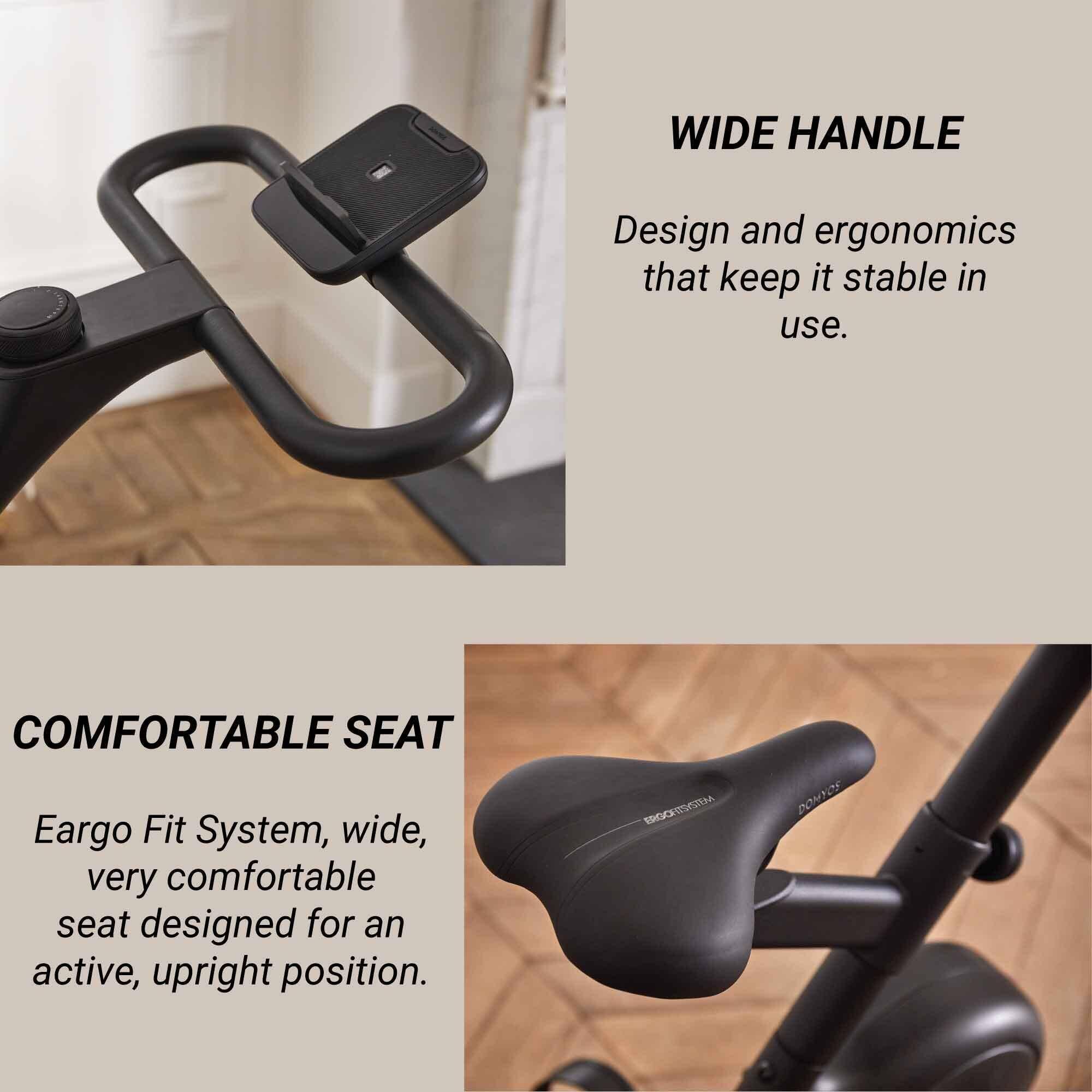 Exercise Bike Ultra-Compact, Foldable,10 Resistance Levels, Supports upto 100kg -  4