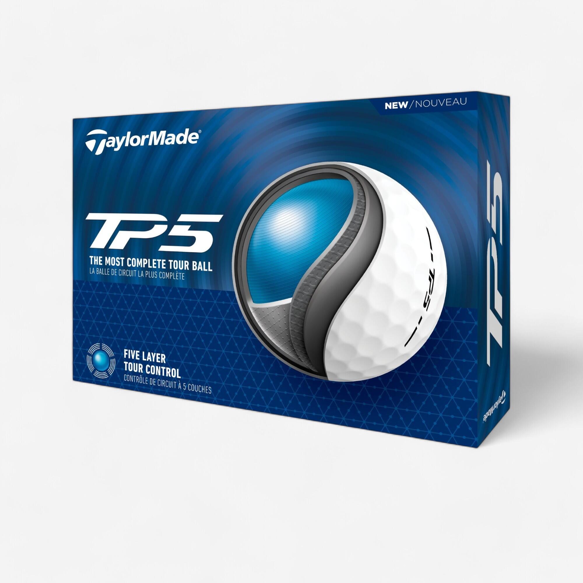 Taylormade - Balle Golf X12 - Tp5 2024 - Balle De Golf - Golf - - Taille Unique - Decathlon