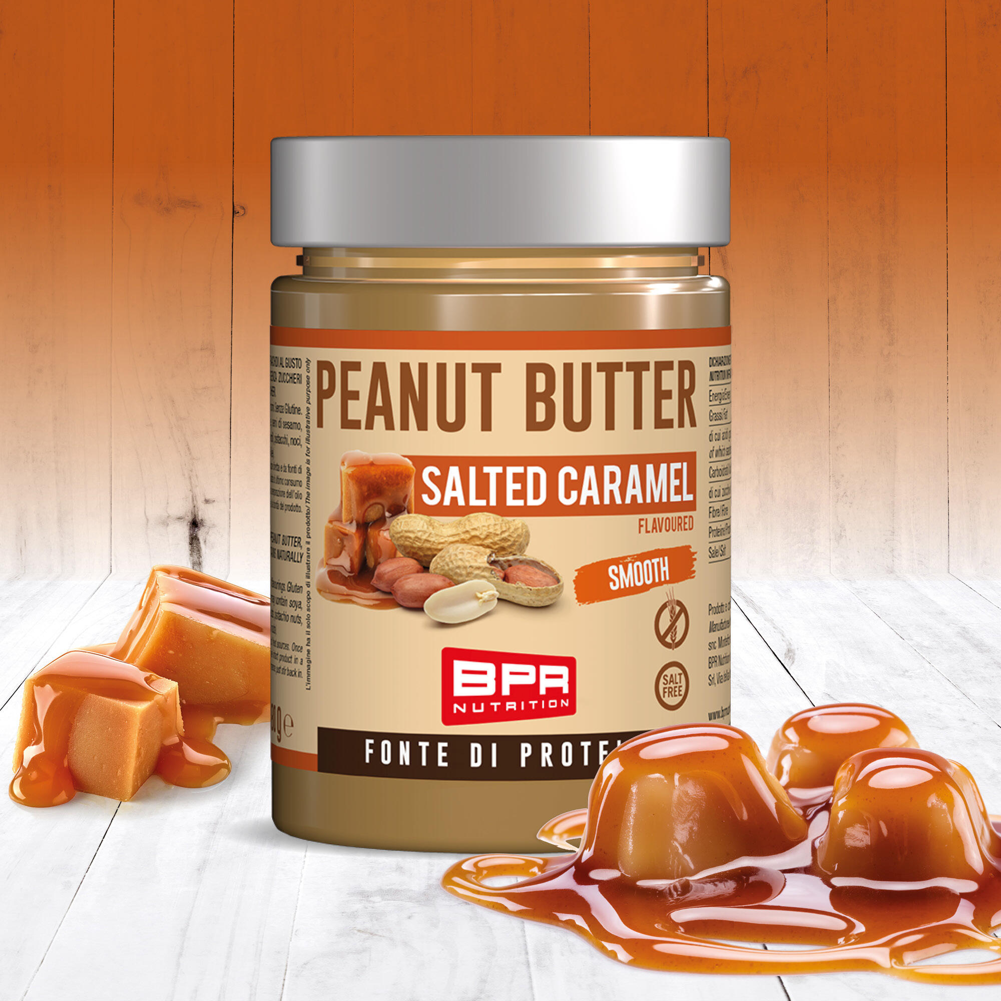 Peanut Butter Caramello Salato BPR Nutrition 2/2
