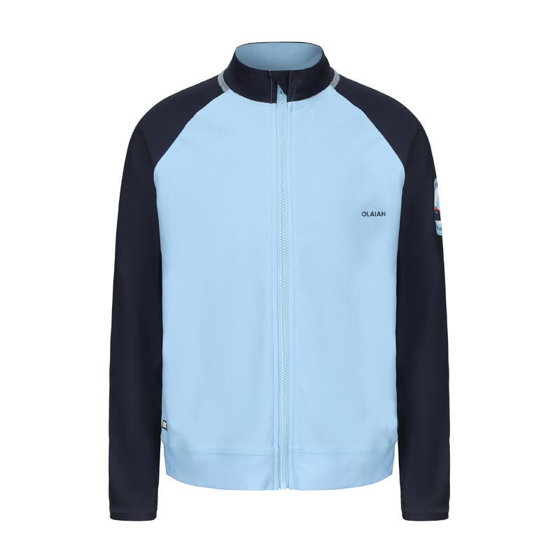 Boy Surfing TOP UV Full Zip 500 blue