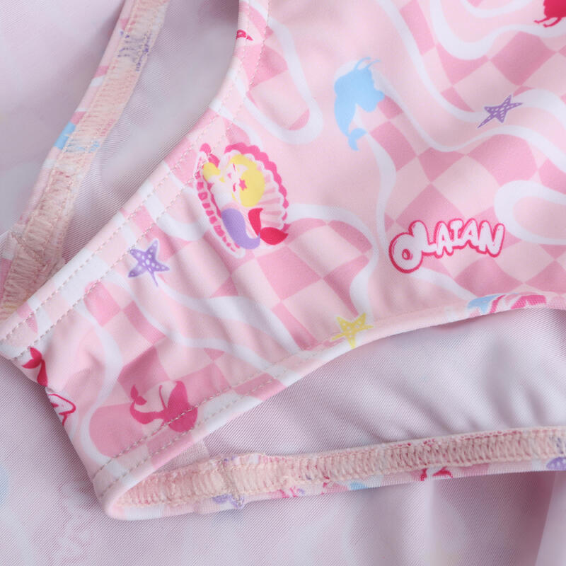 一件式泳裝Hanae－粉紅色／人魚款