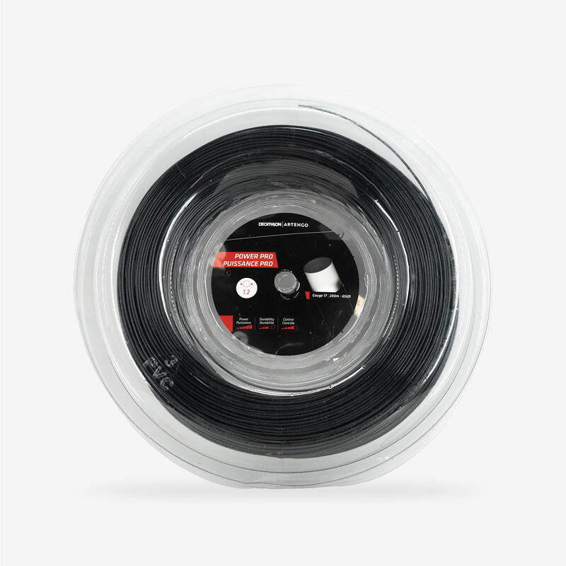 Cordaj tenis monofilament Artengo POWER PRO 1.20mm 200m negru