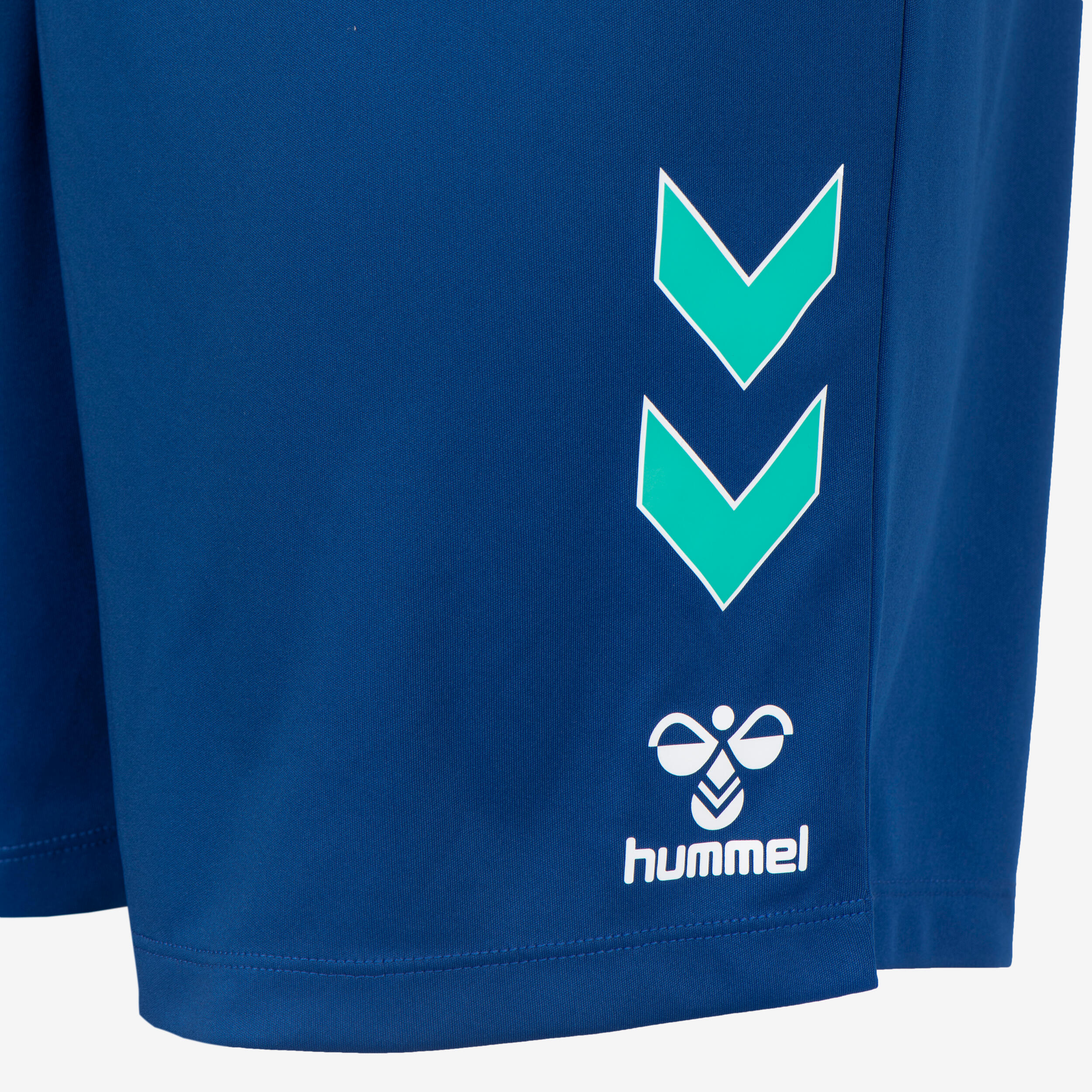Short de handball Homme - Hummel bleu / vert 2/3