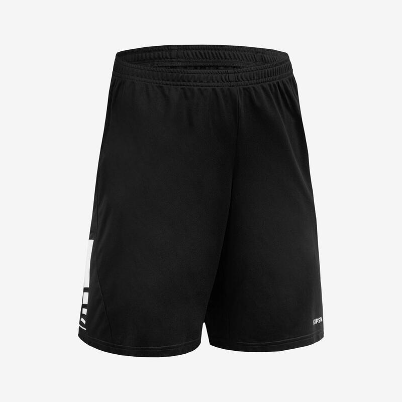 Kinder Handball Shorts - H100 schwarz 