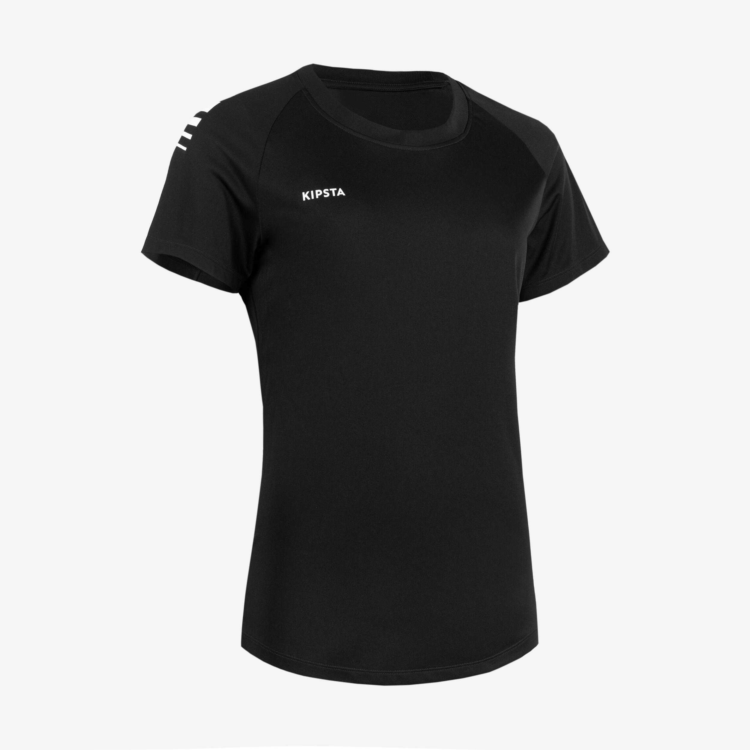 Women's handball jersey - H100 black