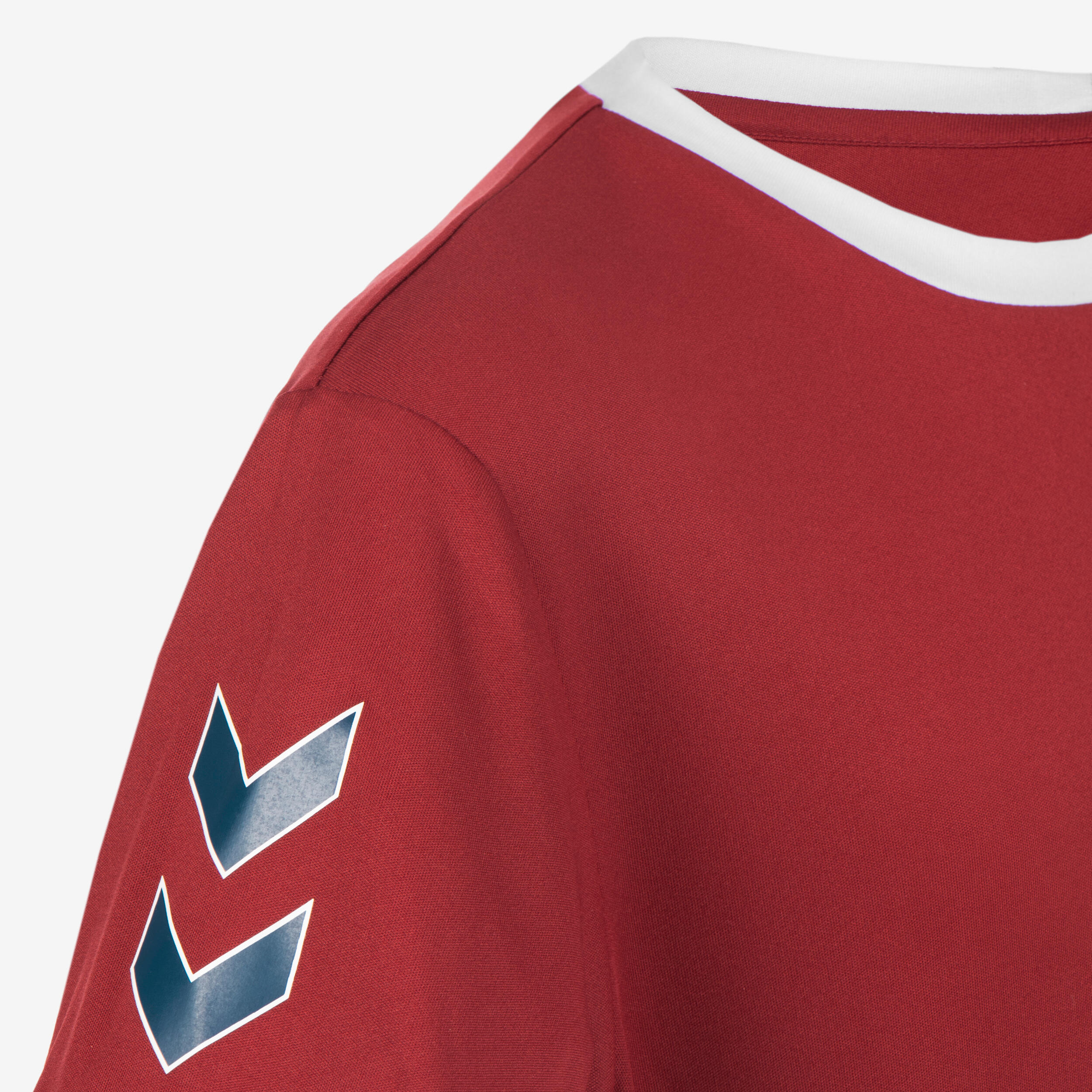 Samarreta d'handbol nen - Hummel taronja/gris 2/3
