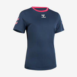 Handbalshirt voor dames grijs / roze